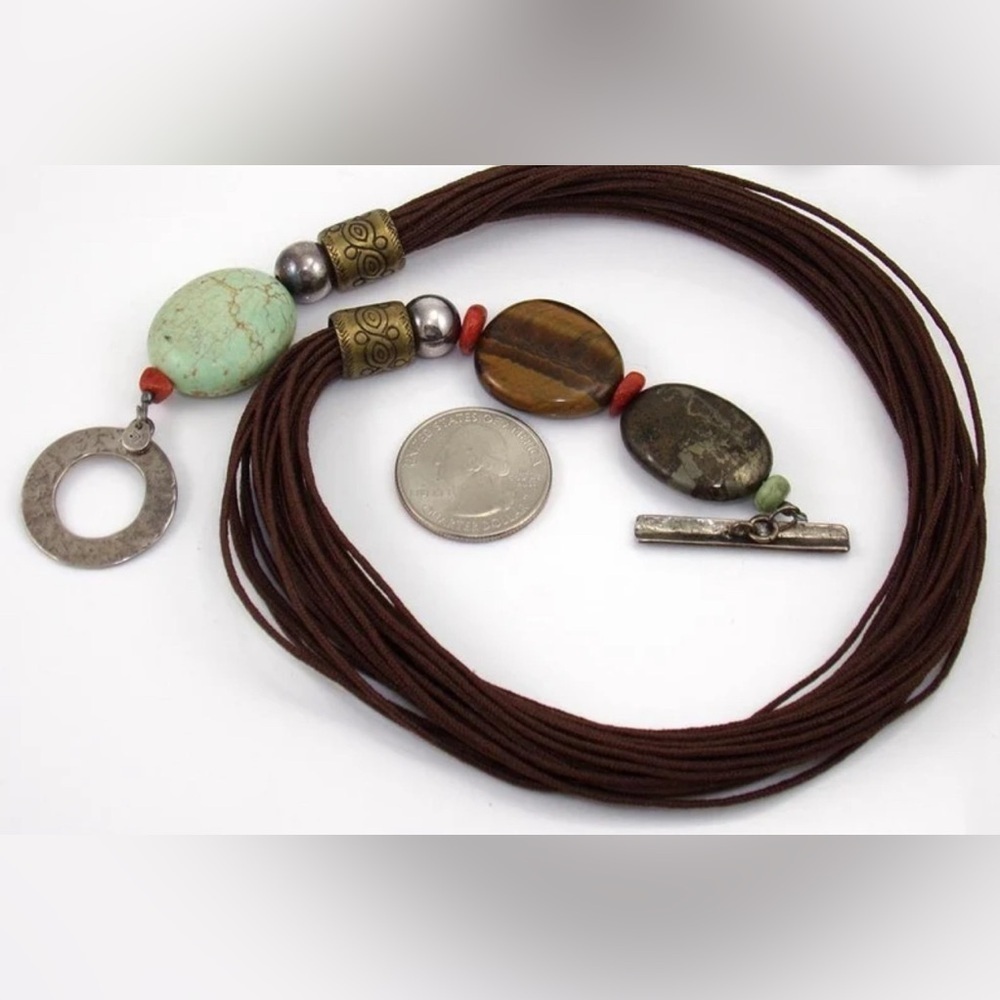 Silpada Brown and Multicolor Beaded Necklace - Picture 3 of 3